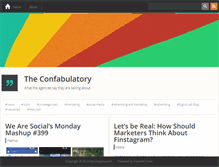 Tablet Screenshot of confabulatory.net